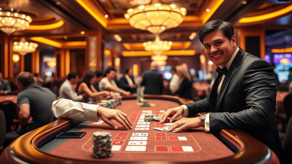 อินเทอร์เฟซบาคาร่าสด Evolution Gaming