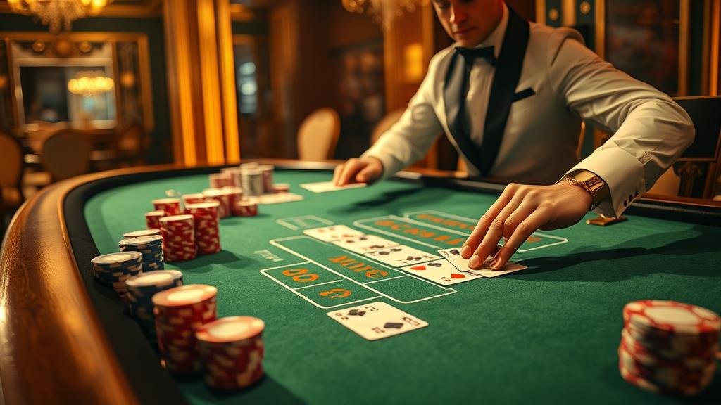 ภาพประกอบกลยุทธ์การเดินเงินและคาดการณ์ไพ่บาคาร่า