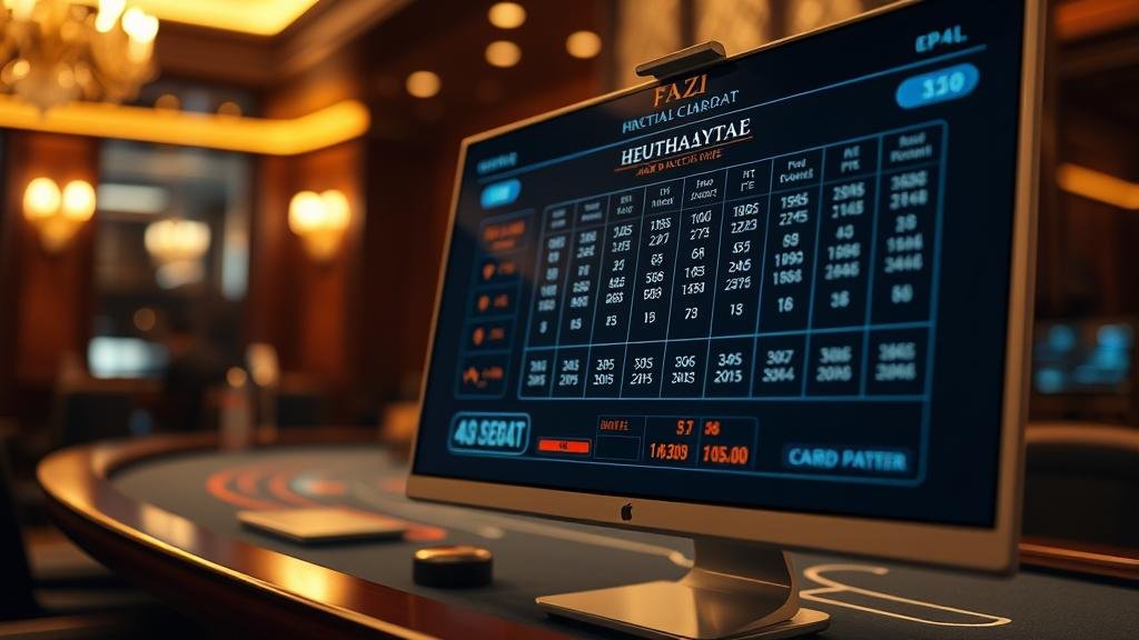 กราฟแสดงเทคนิคการเดินเงินบาคาร่า