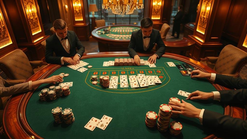 ตัวอย่างเค้าไพ่บาคาร่า