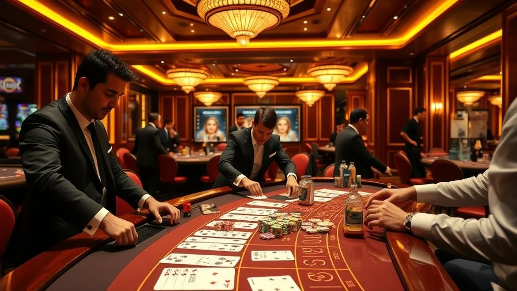 ห้องบาคาร่า Portomaso บรรยากาศหรูหรา