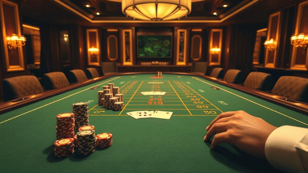 นักเดิมพันกำลังวิเคราะห์เกมบาคาร่า