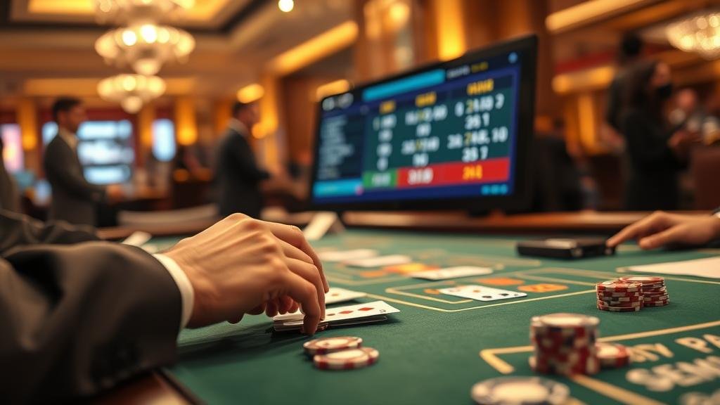 Infographic กลยุทธ์การเดินเงินบาคาร่า แฟลตเบท และมาร์ติงเกล