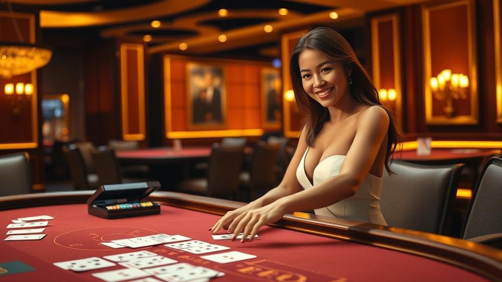 หน้าจอห้องบาคาร่า VIP Playtech ที่ใช้งานง่ายและแสดงผลชัดเจน