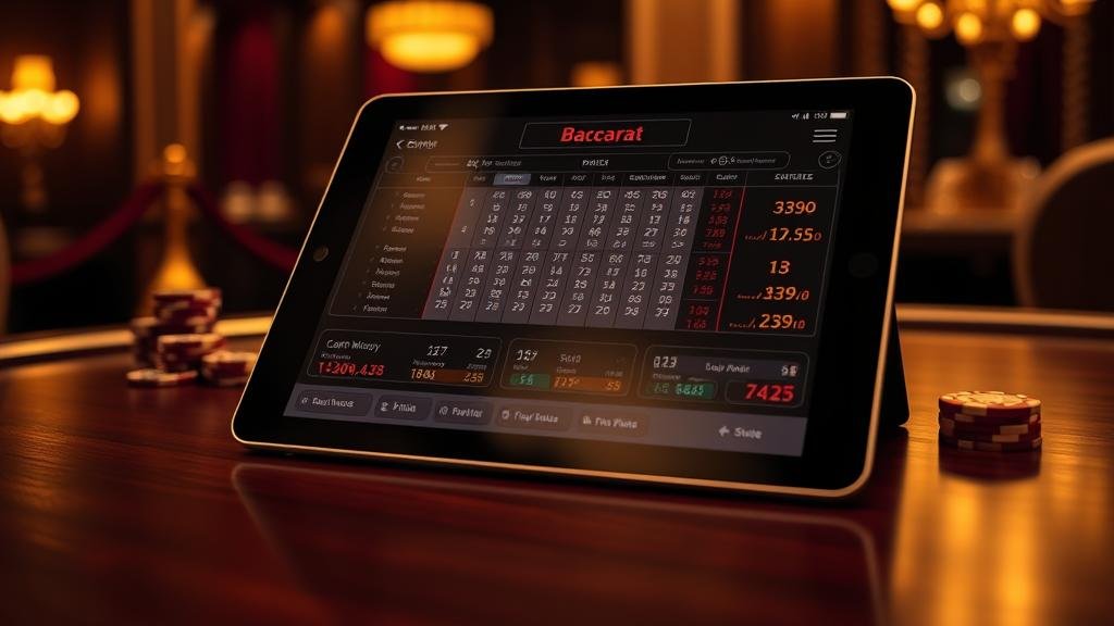 การวิเคราะห์สถิติบาคาร่าด้วยแอปพลิเคชัน