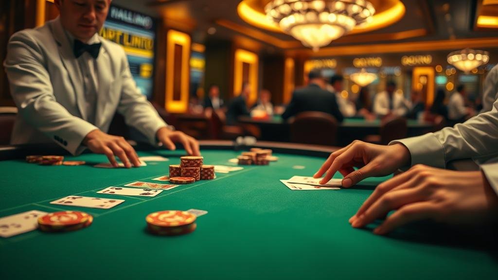 ภาพการเล่นบาคาร่าสดที่สมจริง