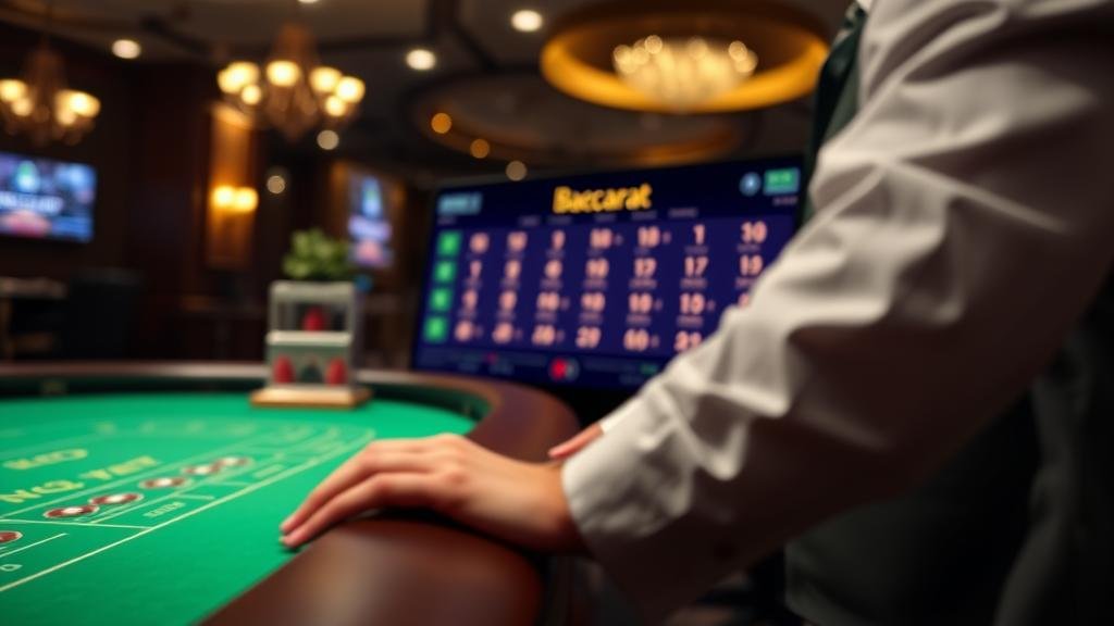 หน้าจอเกมบาคาร่าสดจาก Allbet