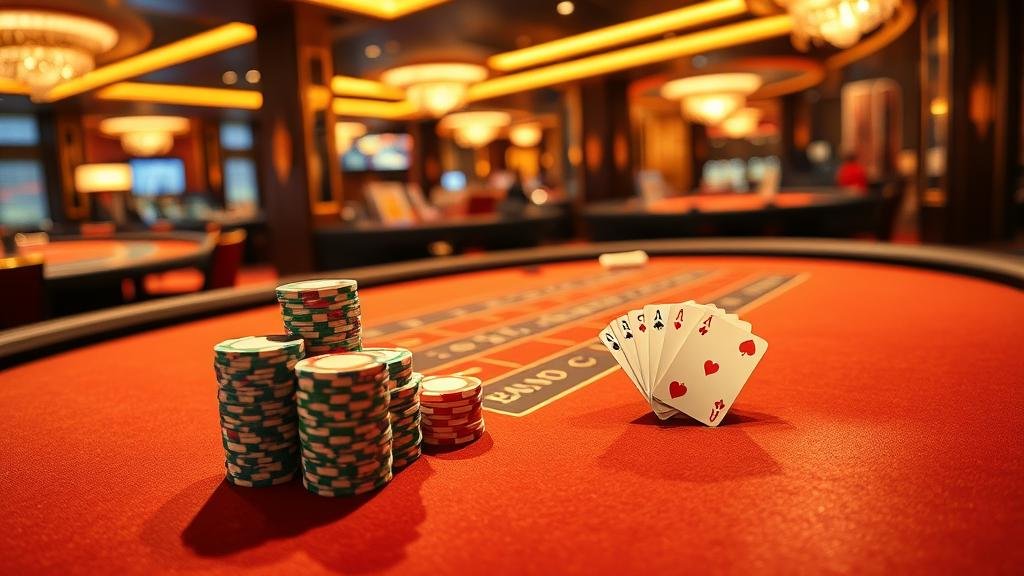 หน้าจอเกมบาคาร่าออนไลน์ที่ทันสมัย