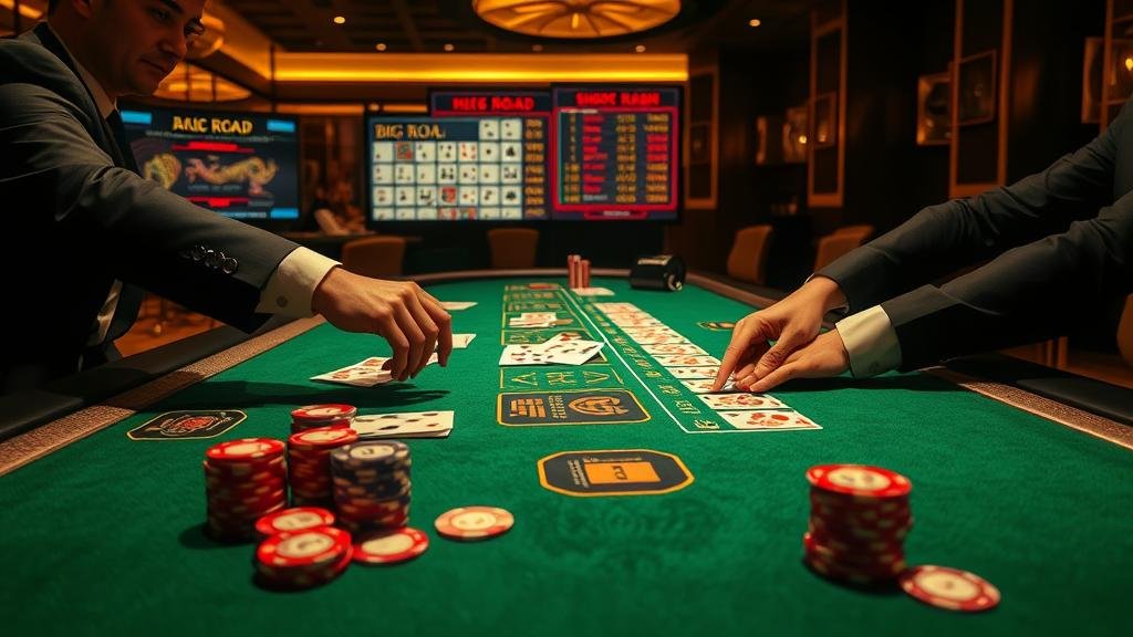 การวิเคราะห์เค้าไพ่บาคาร่าบนโต๊ะจริง