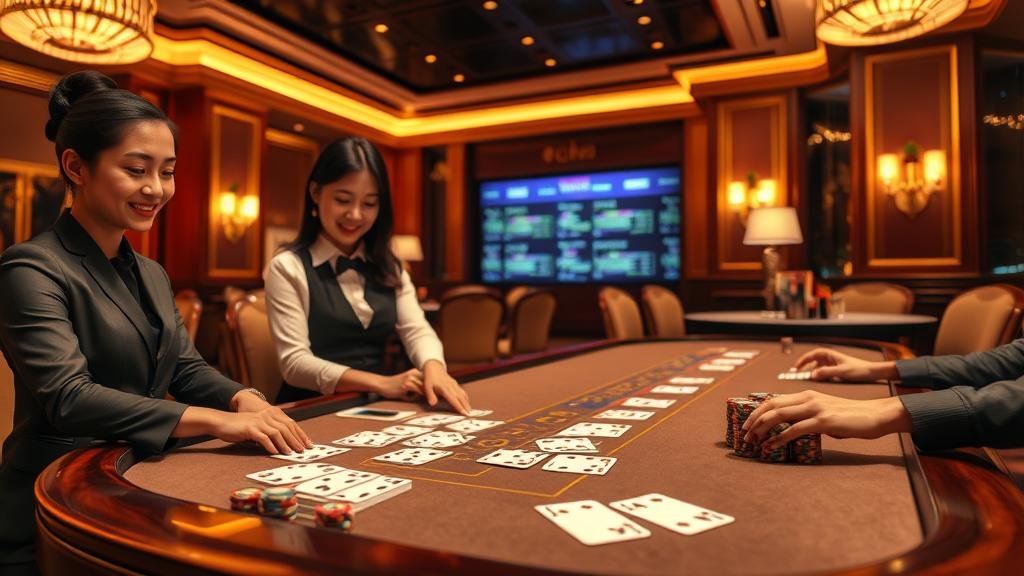 ตัวอย่างเค้าไพ่บาคาร่าแบบต่างๆ