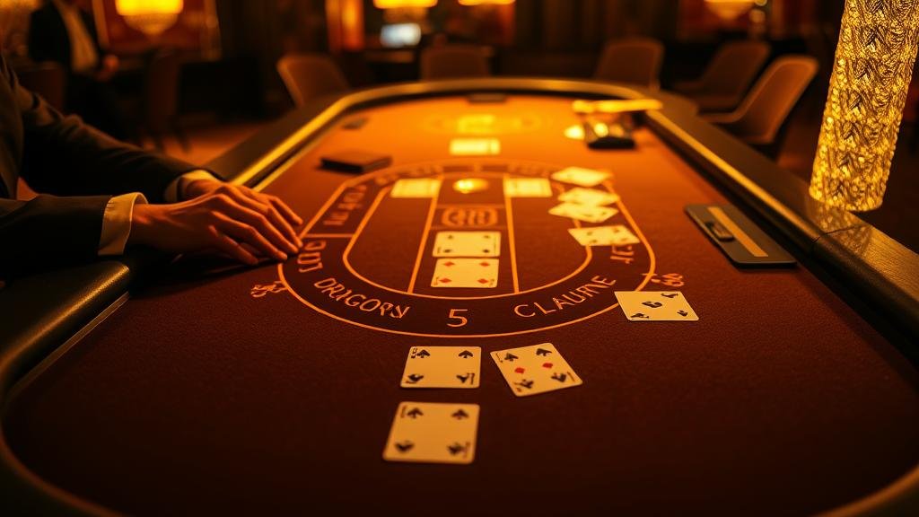 การวางชิปเดิมพันในเกมบาคาร่า Portomaso มินิ