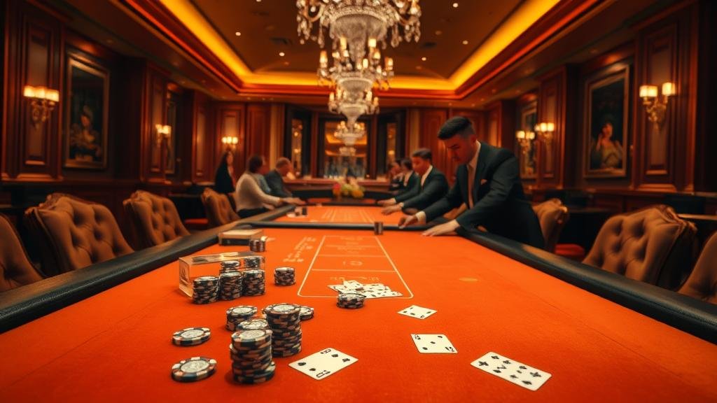 เปรียบเทียบหน้าจอเล่นบาคาร่า