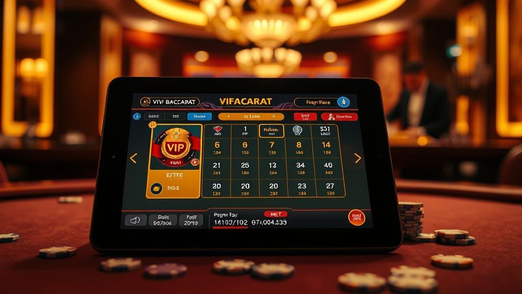 การวิเคราะห์บาคาร่าสดและสถิติบนแท็บเล็ต