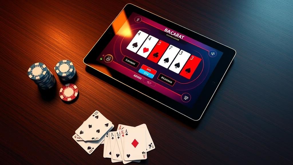 การวิเคราะห์สถิติบาคาร่าบนแท็บเล็ต