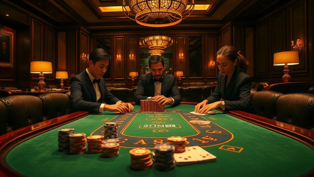 เปรียบเทียบหน้าตาเกมบาคาร่าจากค่าย AG และ Playtech