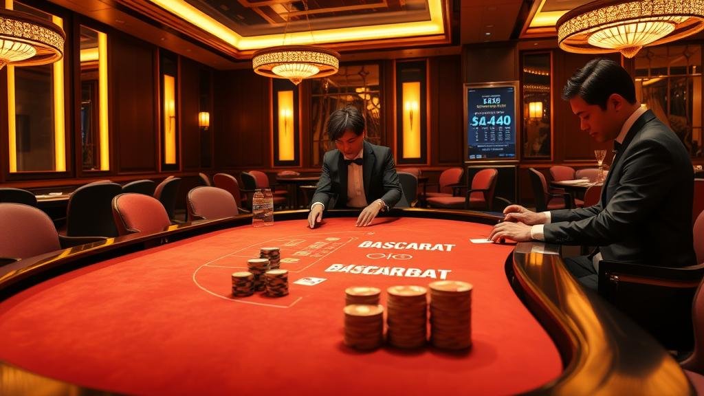 สถิติบาคาร่าแบบต่างๆ บนหน้าจอ