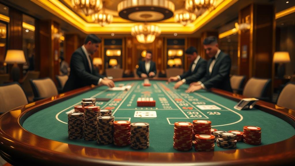 หน้าจอเล่นบาคาร่า XPro Gaming หลายโต๊ะ