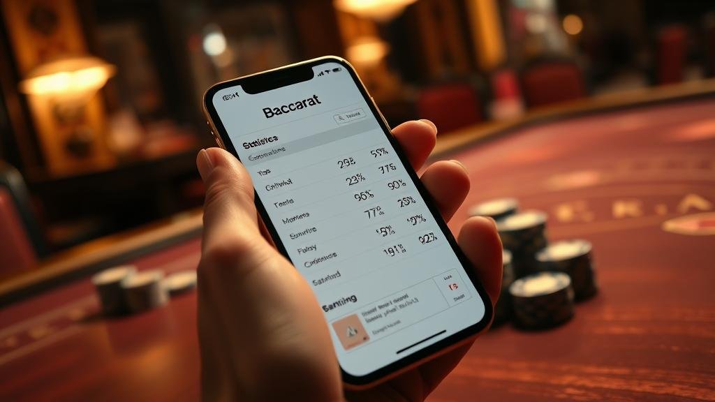 ศูนย์รวมบาคาร่า: พิมพ์เขียวจับจังหวะทำกำไรบน iPhone ด้วยสถิติอ่านง่าย