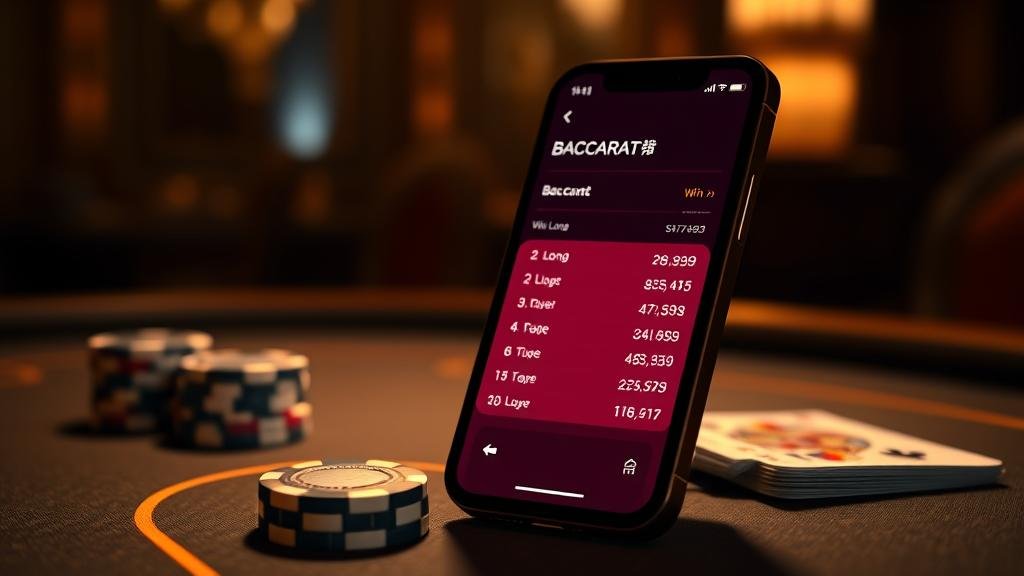 การเล่นบาคาร่าอย่างมีสติบน iPhone