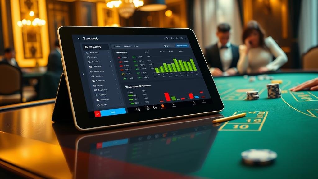 การจัดการเงินทุนและวิเคราะห์สถิติบาคาร่าบนมือถือและแท็บเล็ต