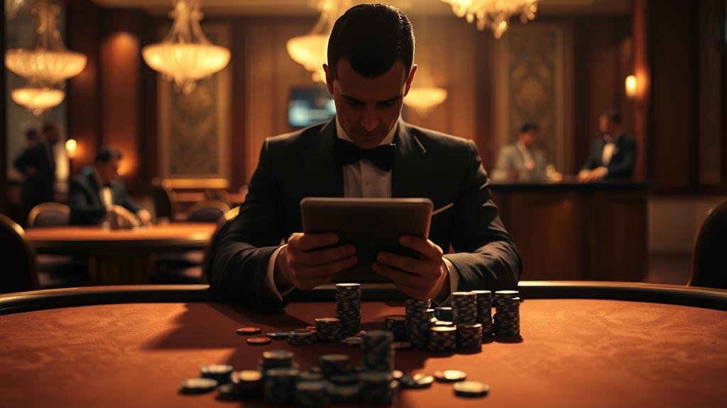 กราฟแสดงการบริหารงบประมาณและจัดการความเสี่ยงในบาคาร่า