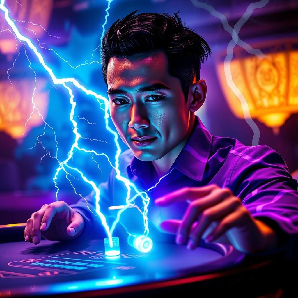 Famous Baccarat Brand Complete, Shows Player Betting Percentages, Full Lightning Baccarat, Thai Language Support Team casino representative