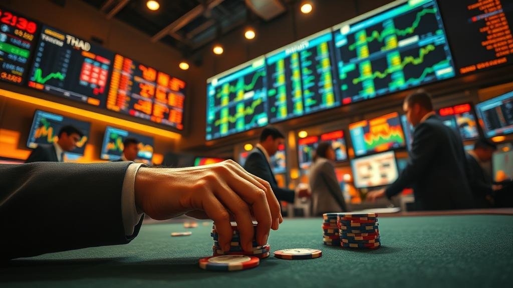 ผู้คนเฉลิมฉลองการถูกรางวัลหวยออนไลน์