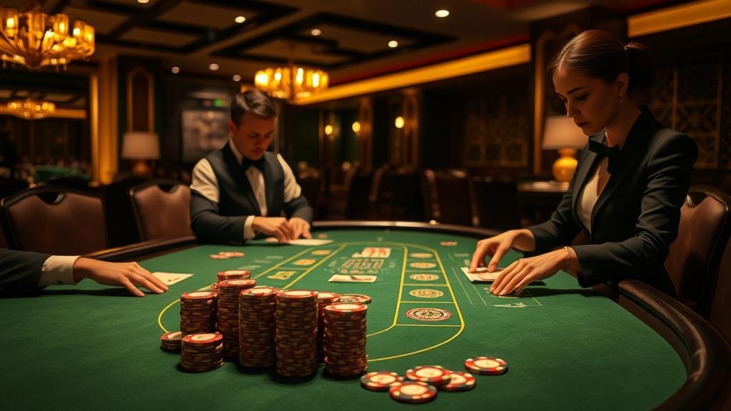 แผนผังการเลือกโต๊ะบาคาร่า