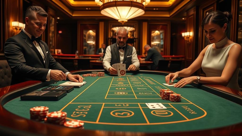 ดีลเลอร์สาวสวยในเกมบาคาร่า Sexy