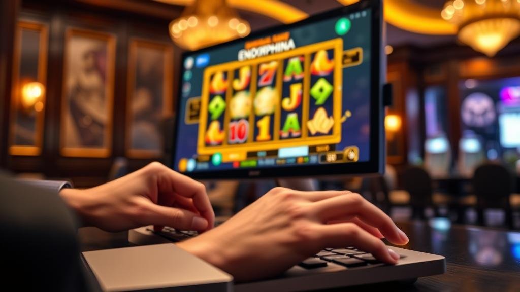 หน้าจอเกมสล็อต Mascot Gaming ธีมซามูไร