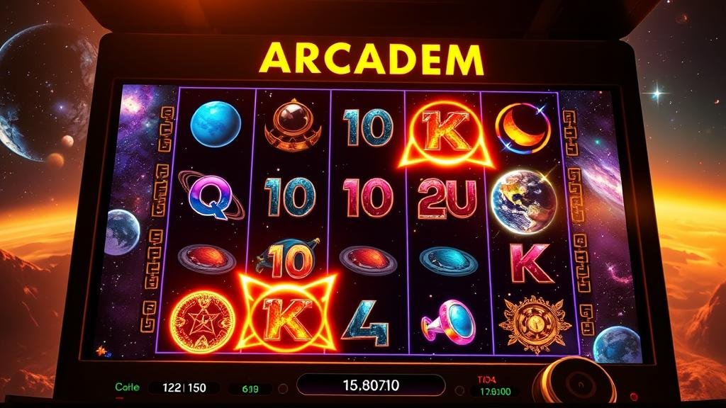 สล็อต Arcadem ธีมไซไฟพร้อมฟีเจอร์พิเศษ