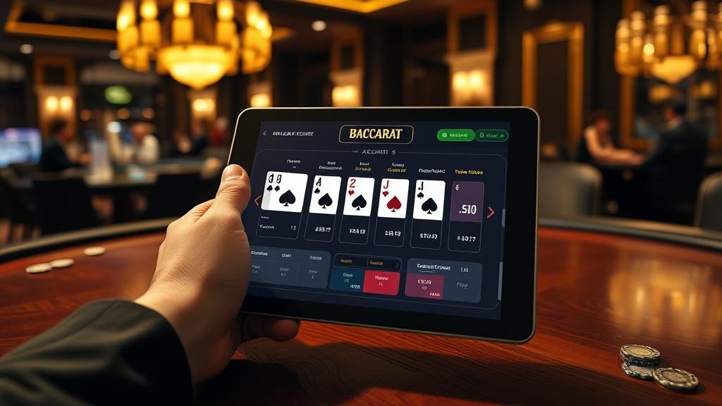 คู่มืออ่านไพ่บาคาร่า AE ฉบับจับจังหวะทำเงินบนแท็บเล็ต แบบเพื่อนซี้