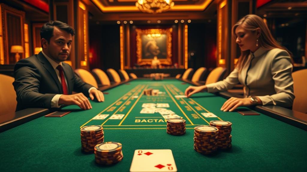 หน้าจอแสดงสถิติบาคาร่าแบบกราฟเส้น