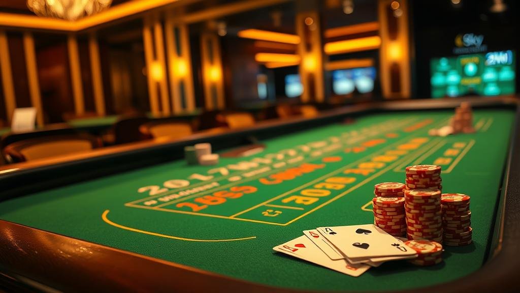 แผนภาพแสดงเค้าไพ่บาคาร่า