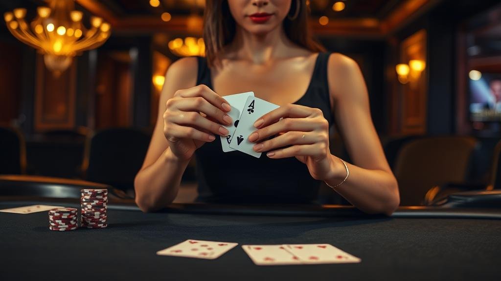 ตัวอย่างเค้าไพ่ถนนใหญ่ในบาคาร่า