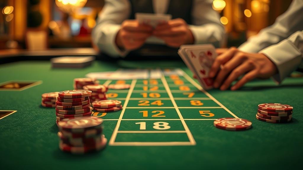 ตัวอย่างเค้าไพ่ปิงปองยาวในบาคาร่า