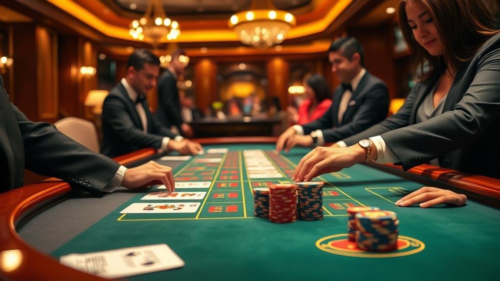 โต๊ะบาคาร่าสดจากค่าย SA Gaming