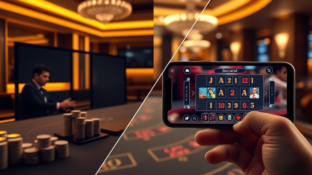 การเล่นบาคาร่าบนแท็บเล็ต