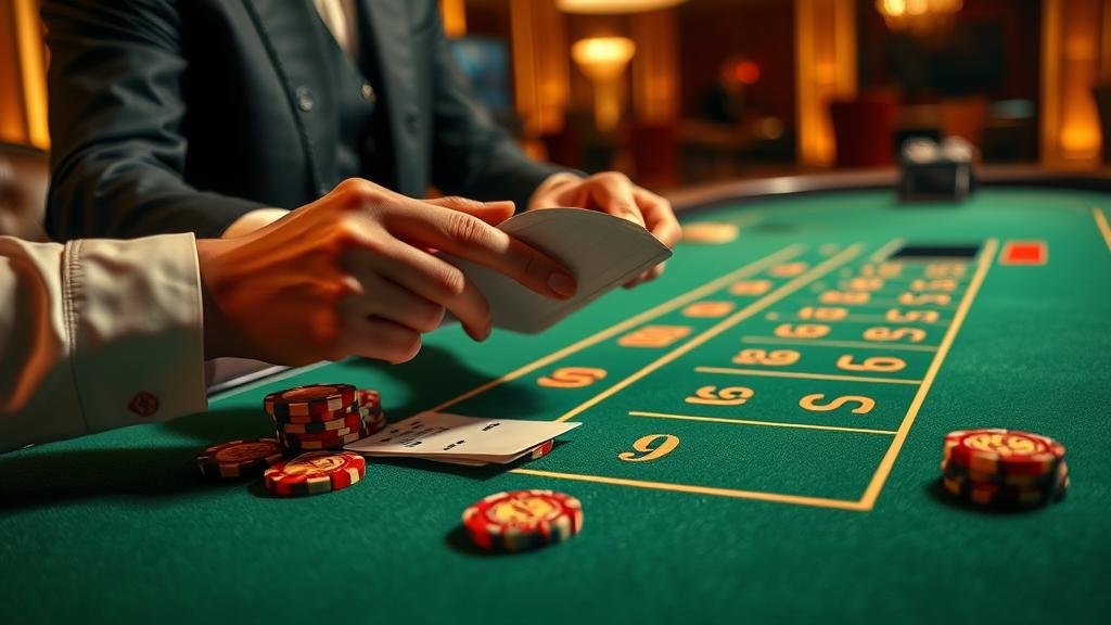 เทมเพลตอินโฟกราฟิกสำหรับการเลือกโต๊ะบาคาร่า