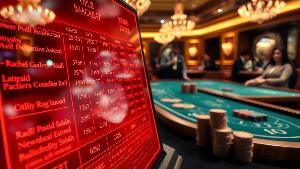 เทมเพลตและสถิติบาคาร่า