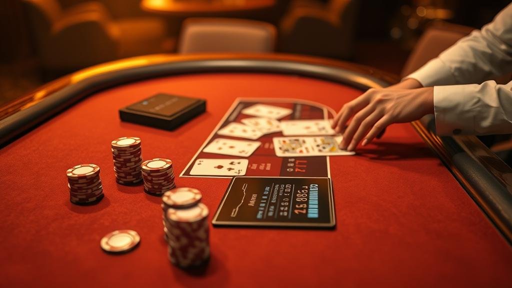 มือถือแสดงหน้าจอเกมบาคาร่า Private พร้อมสถิติการชนะ