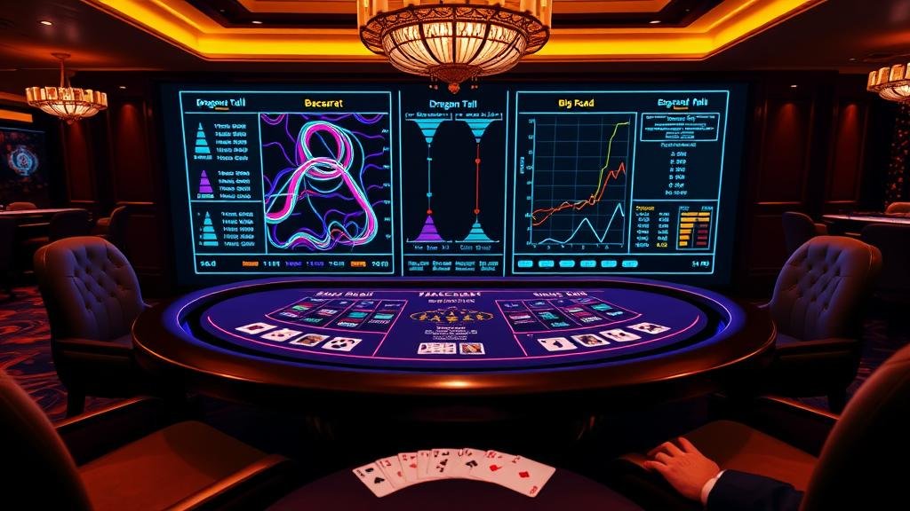 การอ่านเค้าไพ่บาคาร่าด้วยกราฟเส้น