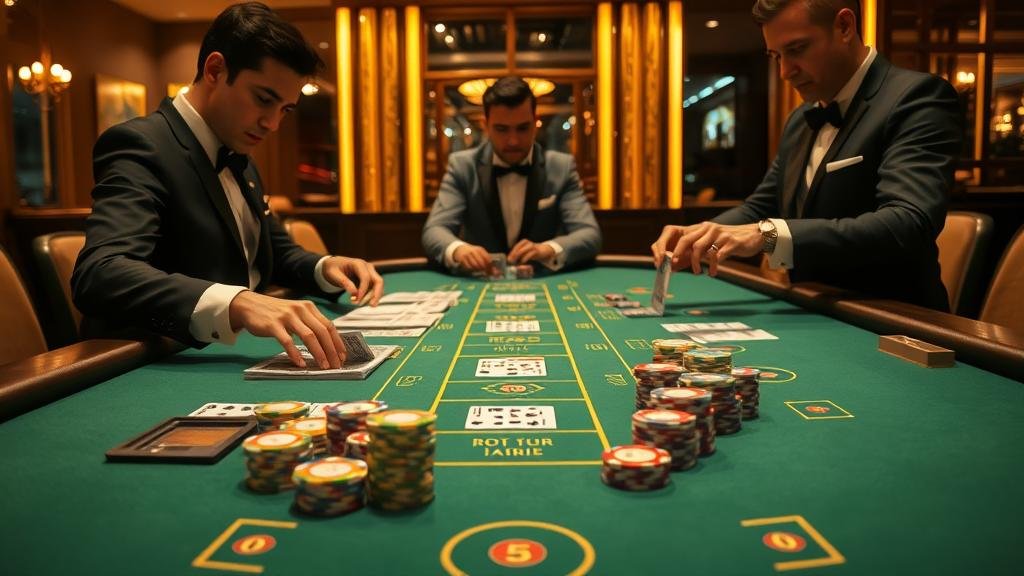 การแจกไพ่บาคาร่า