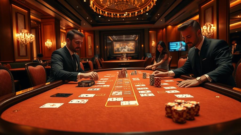 อินเทอร์เฟซเกมบาคาร่า BG พร้อมสถิติสด