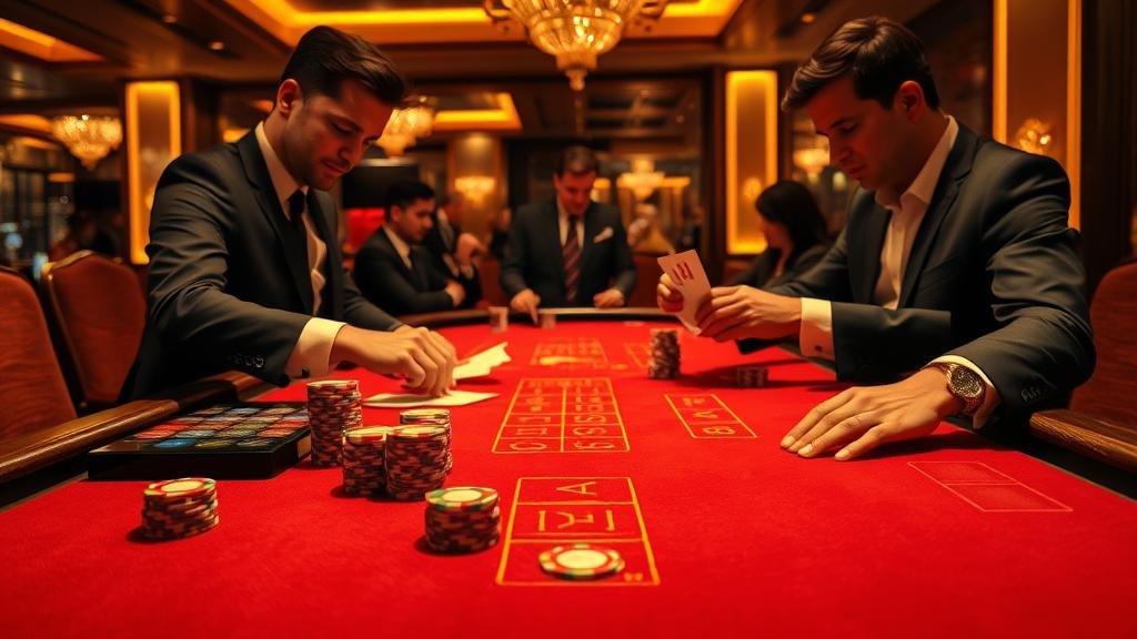 ตัวอย่างรูปแบบไพ่ปิงปองยาวและสามตัดในบาคาร่า