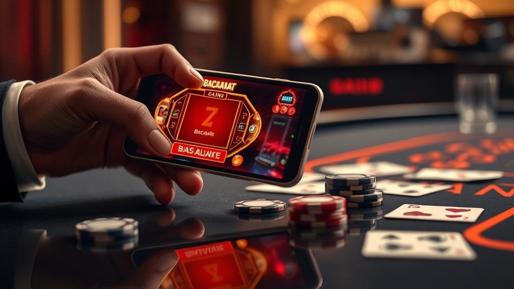 ดีลเลอร์สาวสวยในเกมบาคาร่า