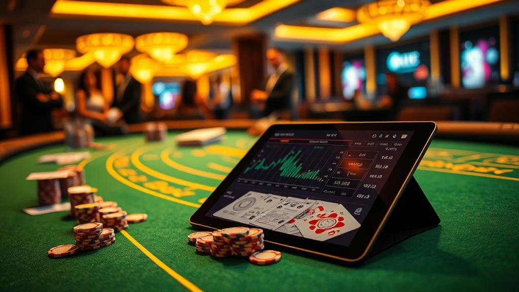 กราฟสถิติบาคาร่าบน iPhone