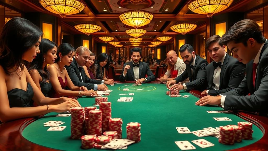 อินโฟกราฟิกแสดงสถิติและรูปแบบไพ่บาคาร่า