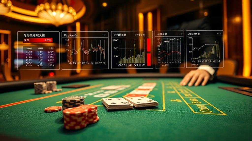 อินโฟกราฟิกแสดงกลยุทธ์การวางเดิมพันและบริหารเงินบาคาร่า