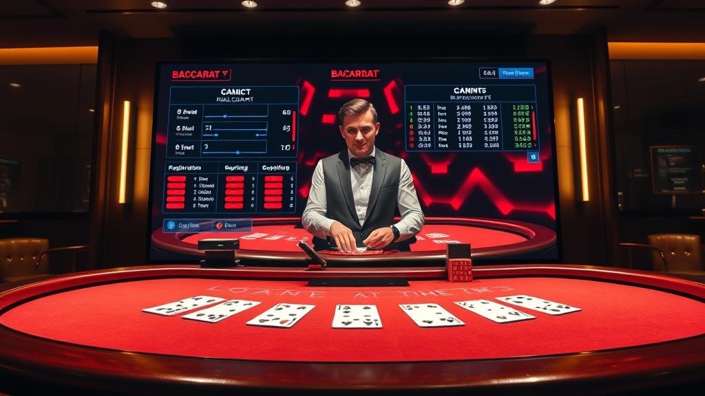 เปิดคัมภีร์บาคาร่า: เทคนิคเด็ดวางเดิมพันแบบเรียลไทม์ สังเคราะห์สถิติห้องแดง